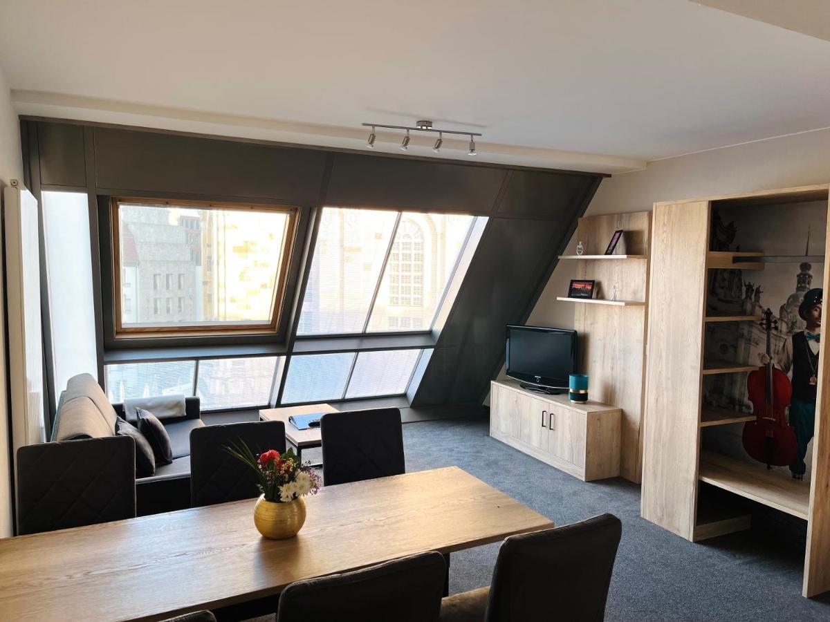 Familienapartment Mit Panoramablick Zur Frauenkirche Дрезден Экстерьер фото